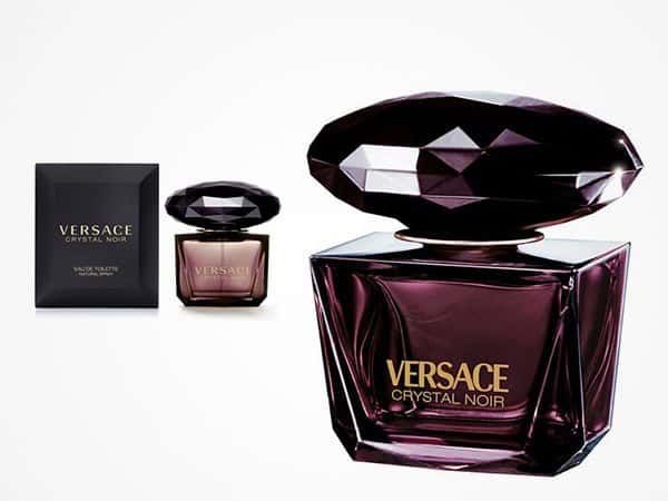 Thiết kế chai nước hoa Versace Crytal Noir EDT 95ml cho nữ